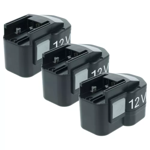 VHBW Electric Tool Battery AEG 48-11-1960, 48-11-1950, 48-11-1900 - 1500 mAh 12 V NiMH