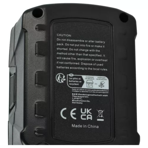 VHBW Electric Tool Battery BPL-1220, 130503001, CB120L, 130503005 - 3000 mAh 12 V Li-Ion