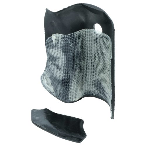 VHBW Rubber Grip for Canon EOS 550D, Rebel T2i, Kiss X4 Camera - Front Grip, 2-Piece, Self-Adhesive