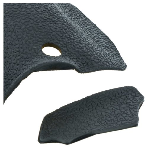 VHBW Rubber Grip for Canon EOS 550D, Rebel T2i, Kiss X4 Camera - Front Grip, 2-Piece, Self-Adhesive
