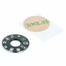 VHBW Einstellrad für Canon EOS 6D Kamera - Moduswahlrad, Einstellrad