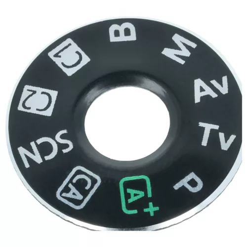 VHBW Einstellrad für Canon EOS 6D Kamera - Moduswahlrad, Einstellrad