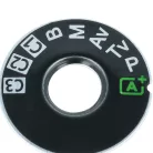 VHBW Einstellrad für Canon EOS 5D Mark III - Moduswahlrad, Einstellrad