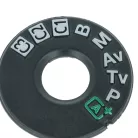 VHBW Einstellrad für Canon EOS 7D Mark II, 5DS Kamera - Moduswahlrad, Einstellrad