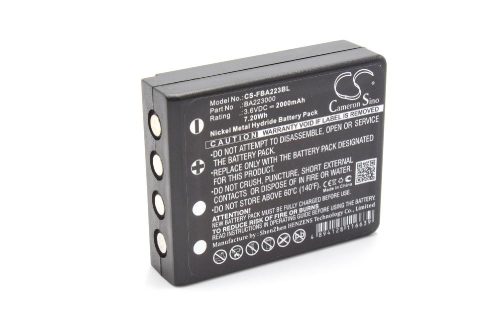 VHBW Fernbedienungsakku FBFUB09N, BA223031, BA223001, BA223000, BA223030 - 2000 mAh 3,6 V NiMH