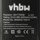 VHBW Robomow MRK7005A Lawn Mower Battery, 8IFR27/66, BAT7000B, BAT7001A - 4000 mAh 25.6 V Li-Ion