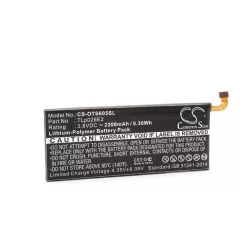   VHBW Mobile Phone Battery for Alcatel TLp026EJ, TLp026E2 - 2200 mAh 3.8 V Li-Polymer