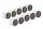 VHBW Thermal transfer ribbon for Godex, Printronix, TSC, Valentin printers - 70 mm x 300 m, Wax-Plus
