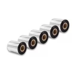   VHBW Thermal Transfer Ribbon for Godex, Printronix, TSC, Valentin printers - 80 mm x 300 m, Wax-Plus