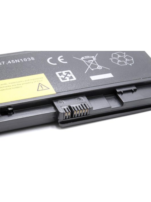 Notebook akkumulátor  Lenovo 0A36309, 0A36287, 42T4845, 42T4844 - 4400 mAh 11,1 V Li-Ion, fekete