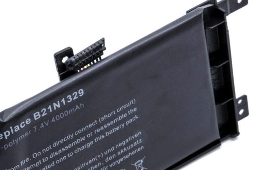 Notebook akkumulátor  Asus 0B200-00840100, 0B200-00840000 - 4000 mAh 7,4 V Li-polimer, fekete