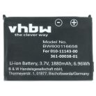 VHBW GPS Akku Garmin 010-11143-00, 361-00038-01 - 1880 mAh 3,7 V Li-Ion