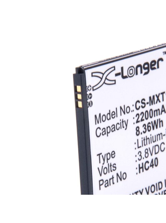 Mobiltelefon akkumulátor  Motorola HC40-hez - 2200 mAh 3,8 V Li-Ion
