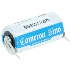   VHBW CNC Controller Battery Panasonic BR-2/3AG, BR17335 - 1450 mAh 3 V Li-MnO2