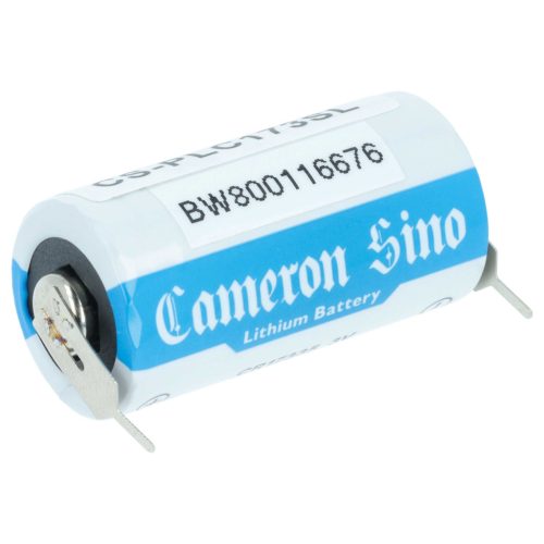 VHBW CNC Controller Battery Panasonic BR-2/3AG, BR17335 - 1450 mAh 3 V Li-MnO2