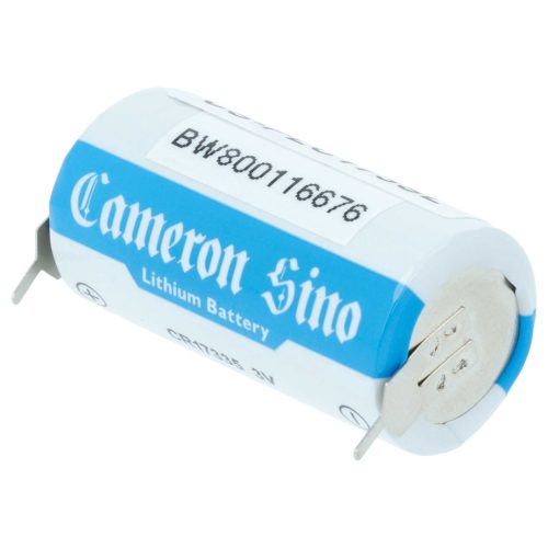 VHBW CNC Controller Battery Panasonic BR-2/3AG, BR17335 - 1450 mAh 3 V Li-MnO2