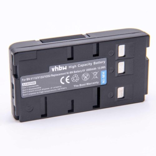 Videokamera Akku JVC BN-V22U, BN-V20, BN-V22, BN-V20US, BN-V20U - 2000 mAh 6 V NiMH