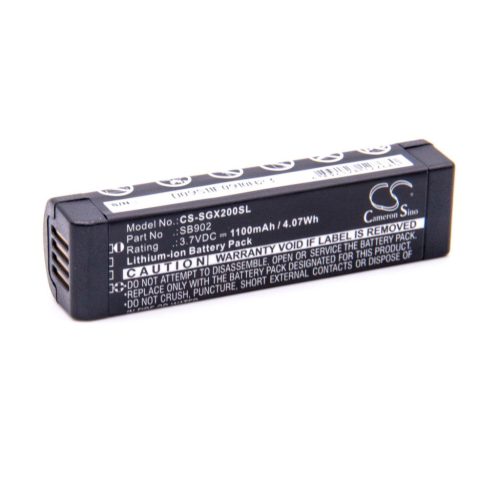 Shure SB902A, SB902 vezeték nélküli rendszer akkumulátorának  - 1100 mAh 3,7 V Li-Ion