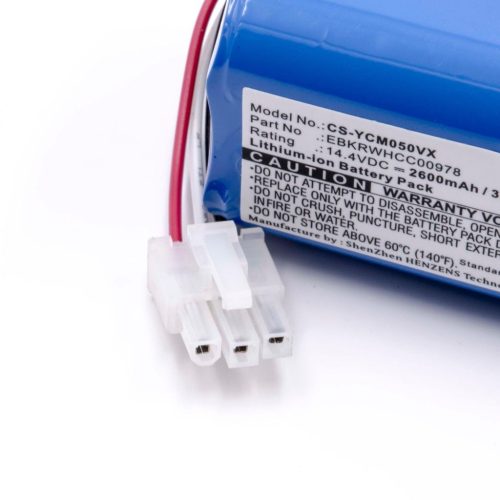 VHBW Battery for iClebo EBKRTRHB000118-VE, EBKRWHCC00978 - 2600 mAh, 14.4 V, Li-Ion