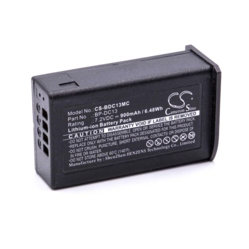 Leica BP-DC13 akkumulátor - 900 mAh, 7,2 V, Li-Ion