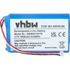 VHBW GPS Battery 361-00059-01, 361-00059-00, 020-00218-05, 010-01043-01 - 1800 mAh 3.7 V Li-polymer