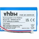 VHBW GPS Battery 361-00059-01, 361-00059-00, 020-00218-05, 010-01043-01 - 1800 mAh 3.7 V Li-polymer