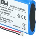 VHBW GPS Battery 361-00059-01, 361-00059-00, 020-00218-05, 010-01043-01 - 1800 mAh 3.7 V Li-polymer