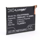 VHBW Mobile Phone Battery for Alcatel TLp029C1 - 3000 mAh 3.85 V Li-Polymer