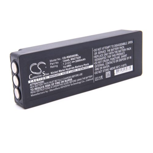 VHBW Palfinger Scanreco 1026, 16131, 13445 Ipari Távirányító Elem - 2000 mAh 7,2 V NiMH