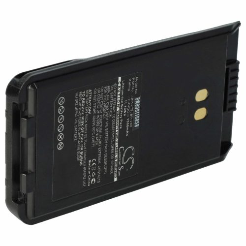 VHBW Radio Akku BP-279, BP-280, BP-280LI - 1500 mAh 7,4 V Li-Ion