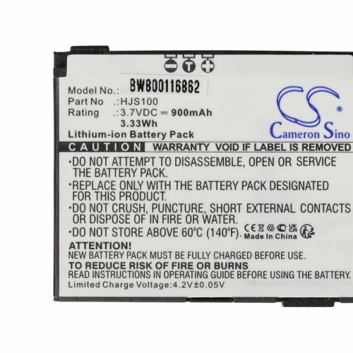 VHBW GPS Battery 338937010208 - 900 mAh 3.7 V Li-Ion