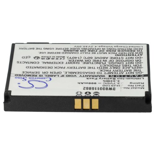 VHBW GPS Battery 338937010208 - 900 mAh 3.7 V Li-Ion