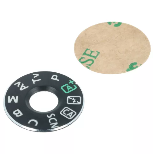 VHBW Einstellrad für Canon EOS 70D Kamera - Moduswahlrad, Moduswahlplatte