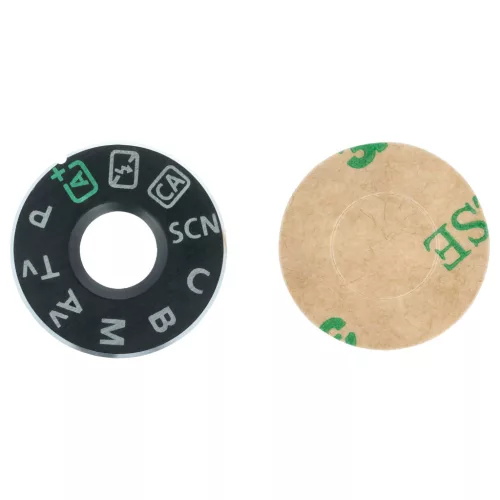 VHBW Einstellrad für Canon EOS 70D Kamera - Moduswahlrad, Moduswahlplatte