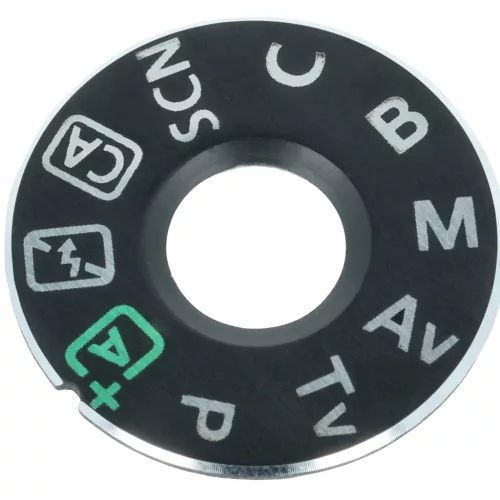 VHBW Einstellrad für Canon EOS 70D Kamera - Moduswahlrad, Moduswahlplatte