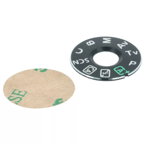 VHBW Einstellrad für Canon EOS 70D Kamera - Moduswahlrad, Moduswahlplatte