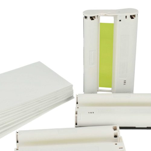 VHBW Canon 3115B001 Cartridge - C/M/Y + 108x Photo Paper Sheet