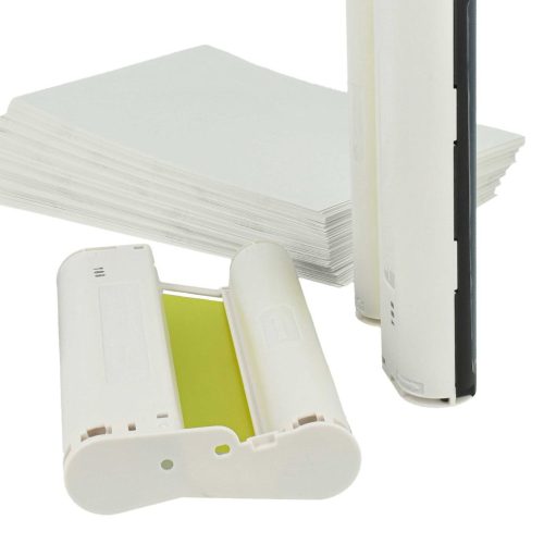 VHBW Canon 3115B001 Cartridge - C/M/Y + 108x Photo Paper Sheet