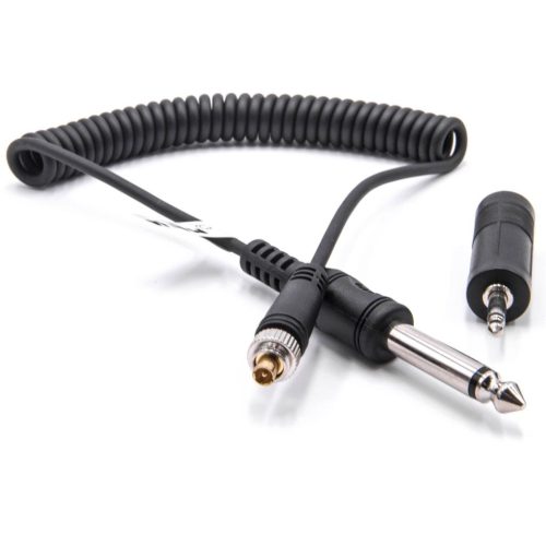 VHBW 6,3 mm-es Flash PC Szinkronkábel, 3,5 mm-es Yongnou RF-603