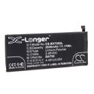 VHBW Mobile Phone Battery for Meizu BA792, BA791 - 2900 mAh 3.85 V Li-Polymer - Smartphone Battery