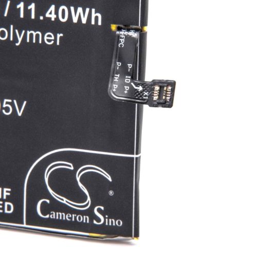 VHBW Mobile Phone Battery for Meizu BT710 - 3000 mAh 3.8 V Li-Polymer - Smartphone Battery