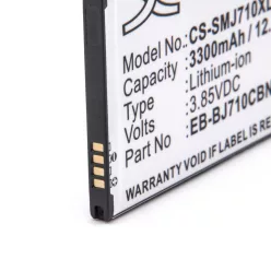   VHBW Mobile Phone Battery Samsung EB-BJ710CBC, EB-BJ710CBA, EB-BJ710CBE - 3300 mAh 3.85 V Li-Ion