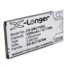 VHBW Mobiltelefon akkumulátor  Samsung EB-BJ710CBC, EB-BJ710CBA, EB-BJ710CBE - 3300 mAh 3,85 V Li-Ion