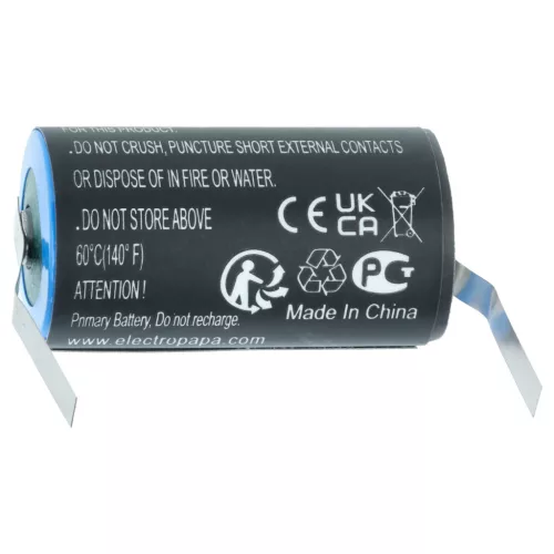 VHBW Akku Maxell ER17/33 Ersatz - 1600 mAh 3,6 V Li-MnO2