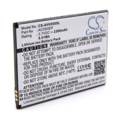   VHBW Mobile Phone Battery for Archos BSF20, AC55HEP - 2300 mAh 3.7 V Li-Ion - Smartphone Battery