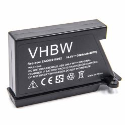   VHBW Battery for LG BRL1, EAC60766102, EAC60766101, EAC60766103 - 3000 mAh, 14.4 V, Li-Ion