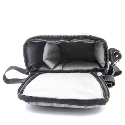 VHBW Fujifilm X-E2S Kameratasche - Grau, 180 x 107 x 150 mm + Schultergurt