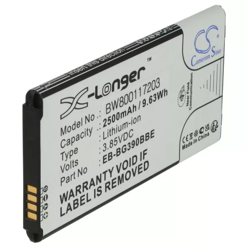 VHBW Mobile Phone Battery Samsung EB-BG390BBE, EB-BG390BBEGWW - 2800 mAh 3.8 V Li-Polymer, NFC