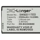 VHBW Mobile Phone Battery Samsung EB-BG390BBE, EB-BG390BBEGWW - 2800 mAh 3.8 V Li-Polymer, NFC