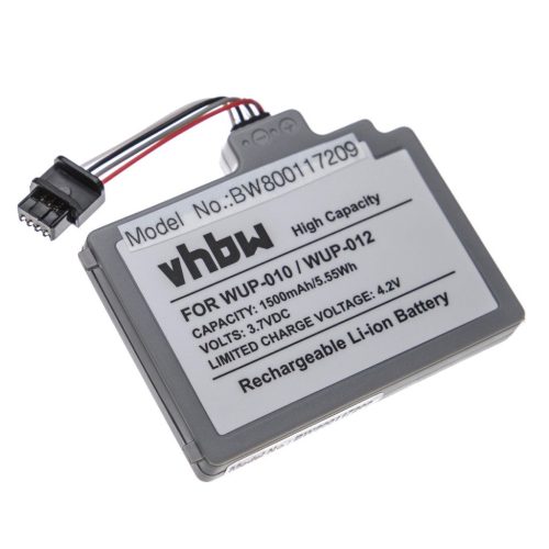 VHBW Nintendo WUP-012 Game Console - 1500 mAh, 3.7 V battery